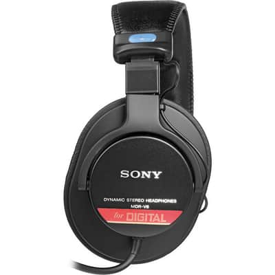 Sony - MDR-V6 - Studio Monitor Headphones with CCAW Voice Coil - Black image 3
