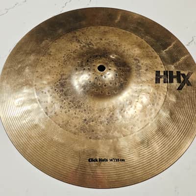 Sabian 14" HHX Click Hi-Hat Cymbals (Pair) 2001 - Present - Natural image 2