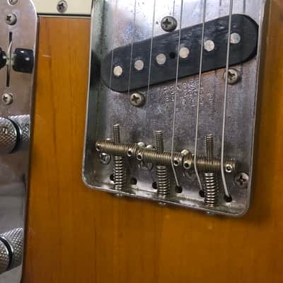 LEFTY! Vintage 1987 Fender ‘62 Reissue Double Bound 3 Tone Sunburst Custom Telecaster ‘60s Tele Rare Solid Alder Body 7.3 lb HSC image 5