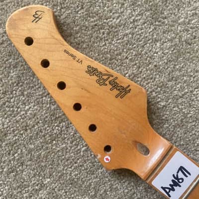 Harley Benton Guitar Strat Style Maple Wood Neck, 22 Frets Fingerboard image 2
