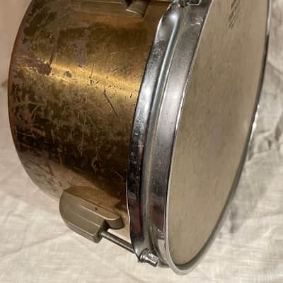 Pre-WWII Riveted Brass 6x13 Drum – Chicago Era Construction – No Extra Holes image 7