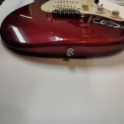 Squier Affinity Series Stratocaster with Rosewood Fretboard 2004 - 2013 - Metallic Red image 7