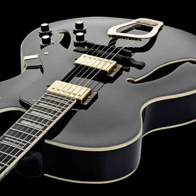 Hagstrom HJ500 Black w/Case image 5