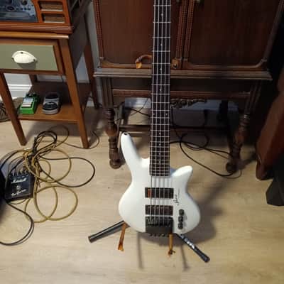 Steinberger Spirit 5 String Bass White image 1