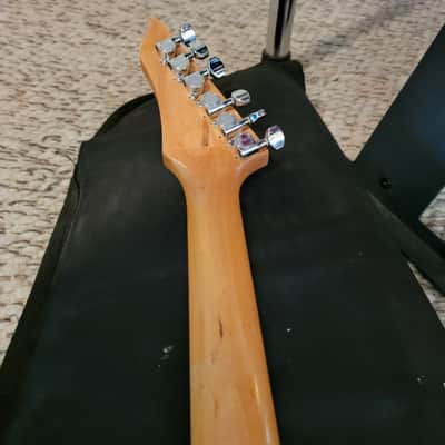 BC Rich Warlock Acrylic Electric Guitar Transparent Purple With BC Rich Gig Bag Excellent Player! image 15