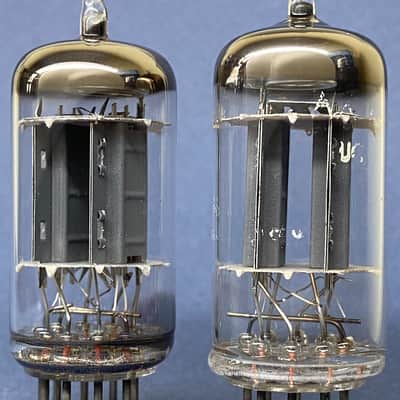 Telefunken ECC83 ◇ 12AX7 • 100% BALANCED mA & Gm PAIR • NOS Gm • 1960s • Ribbed Plates • Amplitrex AT-1000 Digitally Tested • Quite Very Low Noise • T-08-09 image 5