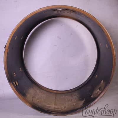 *Premier 22x14" Bass Drum Shell 3Ply Baltic Birch Elite Vintage 70s Chrome Wrap* image 6