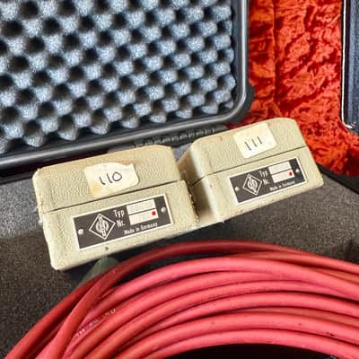 Neumann U64 tube microphone PAIR c 1964 - Nickel original vintage Germany image 8