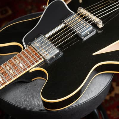 2022 Gibson Custom Shop '64 Trini Lopez Ultra Light Murphy Lab Ebony Finish w/OHSC image 12
