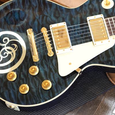 Orianthi Owned! 2024 Gibson Custom Shop 1959 Reissue Les Paul Electric Guitar 5A Quilt Blue + COA OHSC image 7