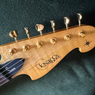 Knaggs Severn HSS 2015 Tier 3 w/Tier 2 Upgrades | Cocobolo | Wicked Burst | Curly Maple Top image 12