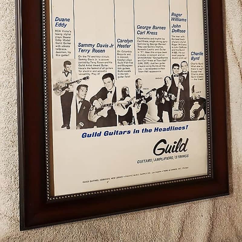 1966 Guild Diane Eddy Black & White