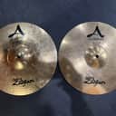 Zildjian 14" A Custom Hi-Hat Cymbals (Pair) 1991 - Present - Brilliant