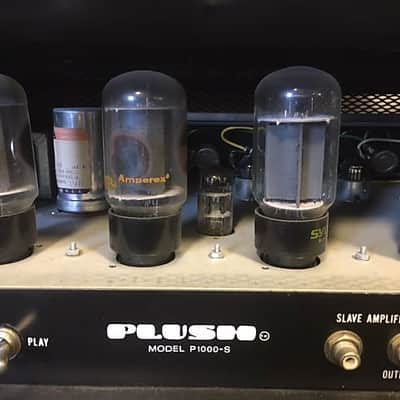 Plush PRB 1000S Amp and Cabinet early 1970's Black Padded image 11