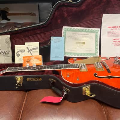 Gretsch G6120SSU Brian Setzer 2005 - Tennessee Orange image 3