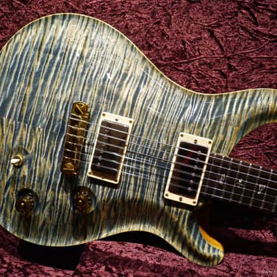 2009 PRS Modern Eagle II Faded Blue Jean, Dalbergia Rosewood Neck image 2