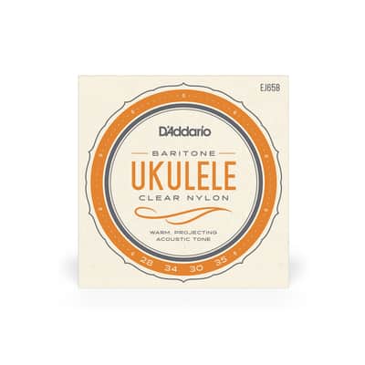 DAddario EJ65B Ukulele Clear Nylon image 1