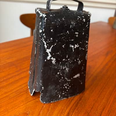 Vintage 1900s 7" Steel Cowbell Unmarked - See Video! image 2