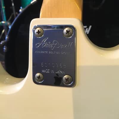 80s MIJ Aria Pro II RS Night Warrior with Tremolo arm image 14