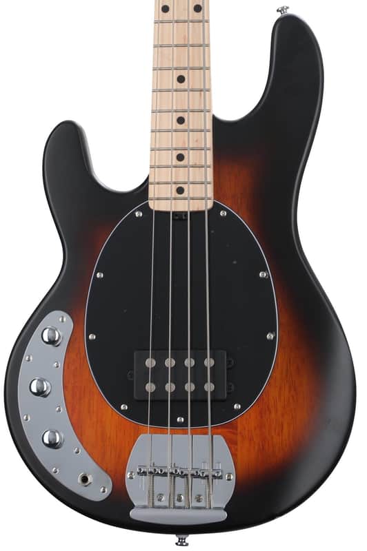 Sterling By Music Man StingRay RAY4LH Bass Guitar Left-handed - Vintage Sunburst image 1