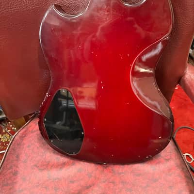 Guild Polara S-100 electric guitar with tremolo 1970s - Cherry image 12
