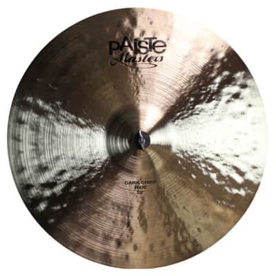 Paiste 22" Masters Dark Crisp Ride Cymbal *USA Small Business* image 1