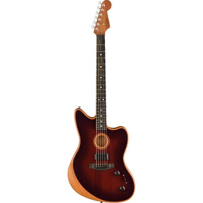 Fender American Acoustasonic Telecaster Exotic Cocobolo | Reverb