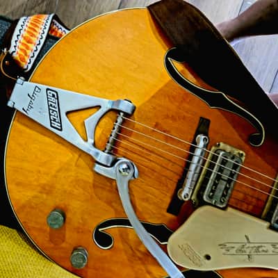 Gretsch 6120 Chet Atkins Hollow Body 1960-61 - Orange image 7