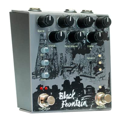 Old Blood Noise Endeavors Black Fountain Stereo Delay Pedal (Slate) image 2