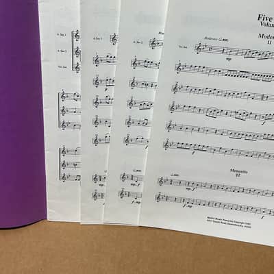 George Druschetzky Five Trios Volume III Saxophone Trio STD03 image 2