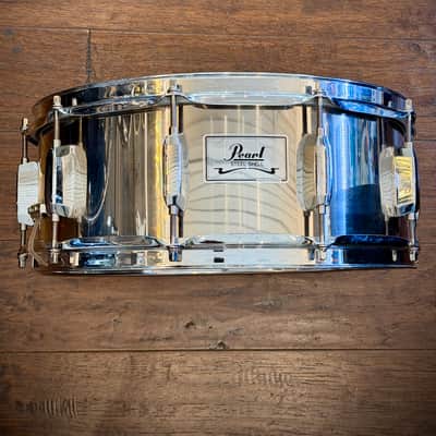 Pearl 5.5x14" Steel Shell SS 10-lug Snare image 1