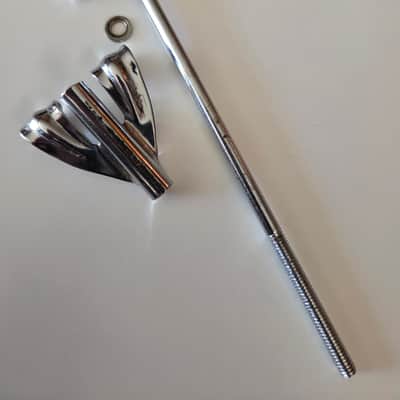 Ludwig faucet head bass T-rod w/claw 60's,6.5" image 3