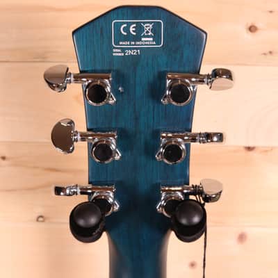 Sire Larry Carlton L7 - Ebony Fingerboard, Transparent Blue Burst image 14