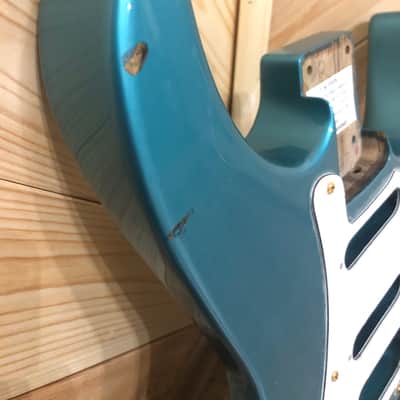 Warmoth Soloist Korina Guitar Body Sherwood Green image 4