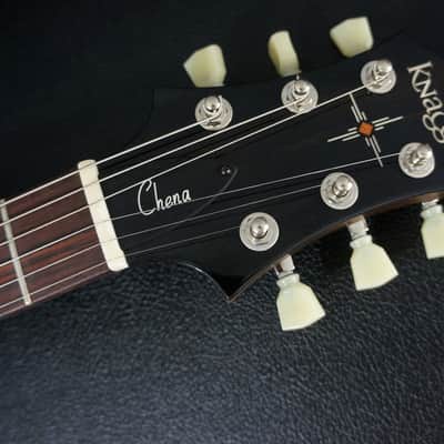 2024 Knaggs Guitars Chena Spruce Top in Black Burst with Rosewood Neck image 11