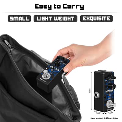 VSN Booster Guitar Effect Pedal Pure Clean Mini Boost Pedals True Bypass image 6