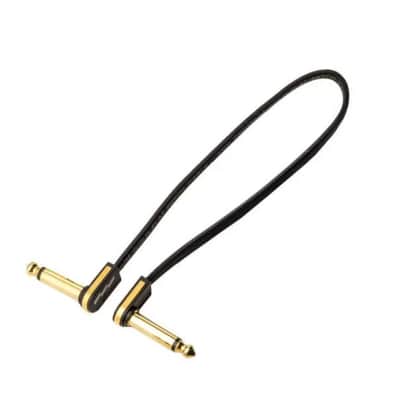 EBS PG-28 Premium Gold Flat Patch Cable - Right Angle to Right Angle - 11.02 inch image 1