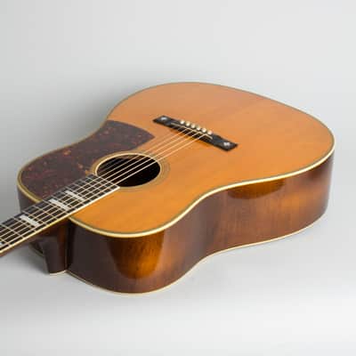 Euphonon Dreadnought Acoustic Guitar, made by Larson Brothers, c. 1938, period hard shell case. image 7