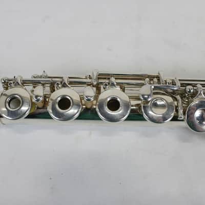 Armstrong Limited Edition USA Thin Wall P4 Open-Hole Flute w/ B Foot, Offset G - Sterling Silver image 8