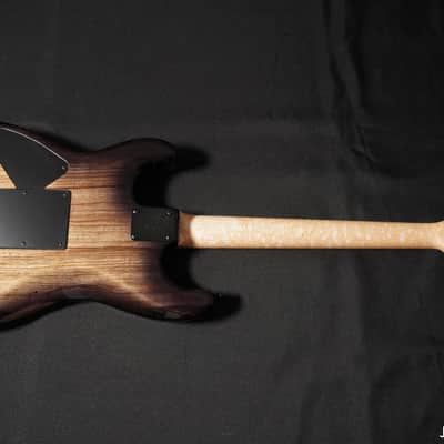 Grosh NOS Bent Top Black Burst image 8
