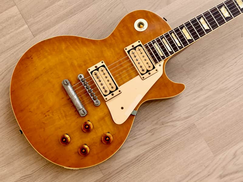 1981 Tokai Love Rock Model LS120 Vintage Guitar Trans Amber