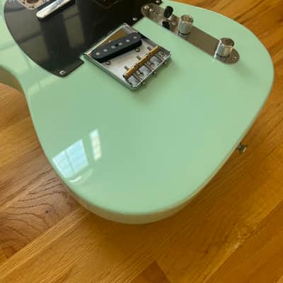 NEW Fender Vintera Modified Telecaster 50s Loaded Body, Surf Green with Custom Shop Tele Pickups, 4-Way Switching, S 1 switch, and Black Pickguard (optional soft case gig bag) image 5