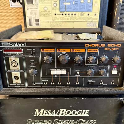 Roland RE-501 Space echo c 1980 original vintage analog tape delay chorus reverb MIJ japan image 2