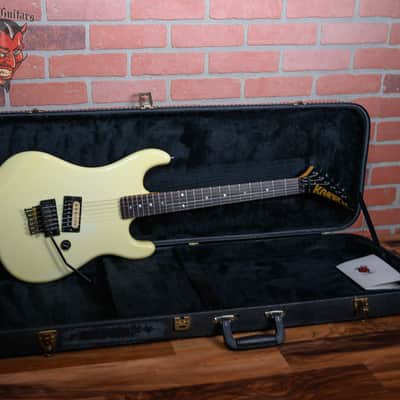 Kramer American Series Barretta Standard White 1986 w/OHSC image 2