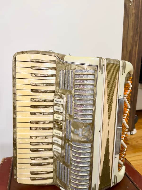 Noble Piano Accordion, 41/120, LMH, 7 registers, Made in Italy, in excellent playing condition and very good cosmetic condition image 1