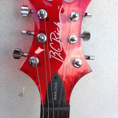 B.C. Rich Warlock Acrylic 2000 RED image 7