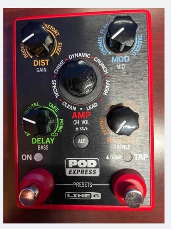Line 6 POD Express 2024 - Present - Red / Black