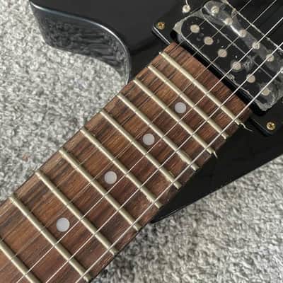 Custom Black Electric Guitar, Mahogany Body, Maple Neck, Rosewood Fingerboard image 4
