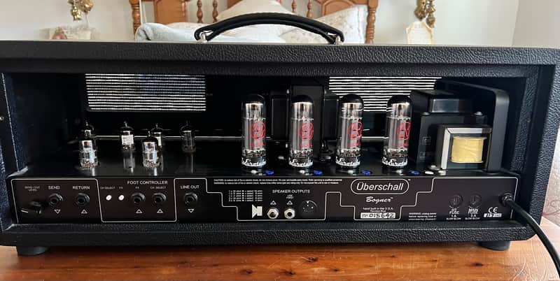 Bogner Uberschall EL34 2-Channel Rev Blue 120-Watt Guitar Amp Head