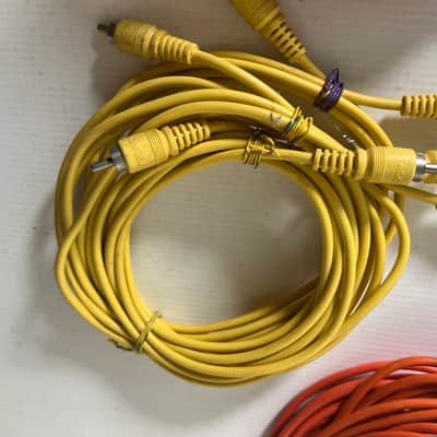 Lot of 47 Vintage Tascam Color coded RCA cables 5’ image 22